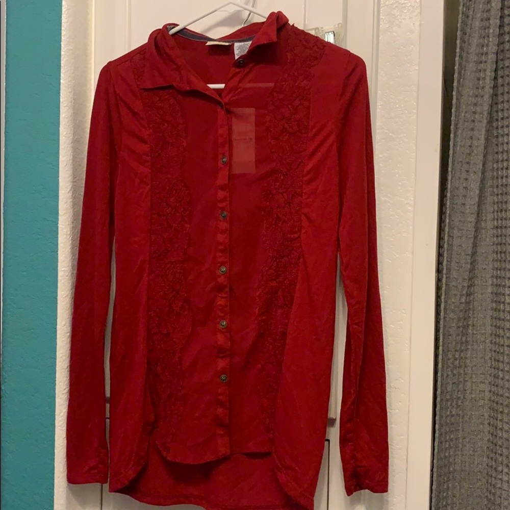 NWT Long Sleeve Red Shirt From Buckle